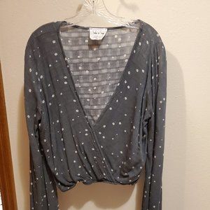 Sadie & Sage Polka Dot Blouse